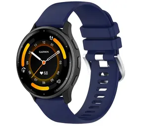 Strap-it Bracelet silicone classique Garmin Venu 3 (bleu foncé)