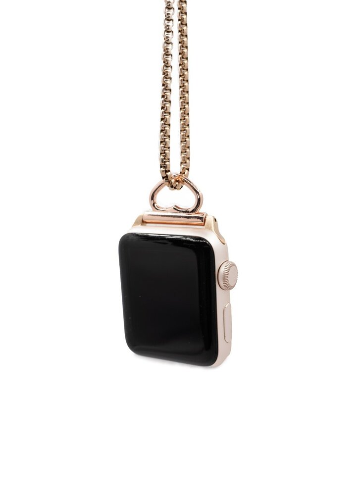 Strap-it Strap-it Collier Apple Watch avec coeur
