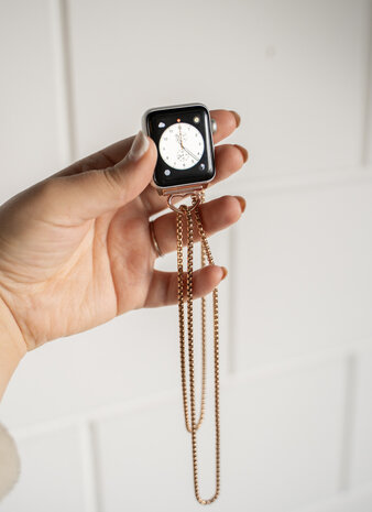 Strap-it Strap-it Collier Apple Watch avec coeur