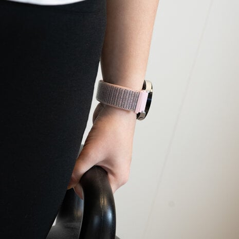 Bandz Bandz Bracelet nylon loop Amazfit GTS 4 (Mini) (rose)