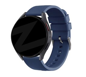 Bandz Bandz Bracelet silicone 'Deluxe' Amazfit GTS 4 (Mini) (bleu foncé)