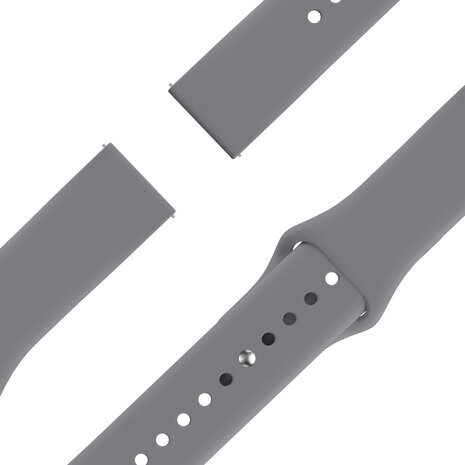 Bandz Bandz Bracelet sport 'Deluxe' Amazfit GTS 4 (Mini) (gris)