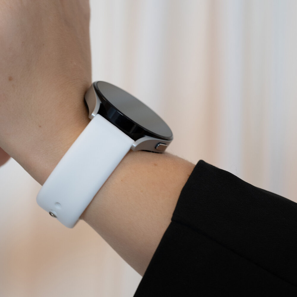 Bandz Bandz Bracelet sport 'Deluxe' Amazfit GTS 4 (Mini) (blanc)