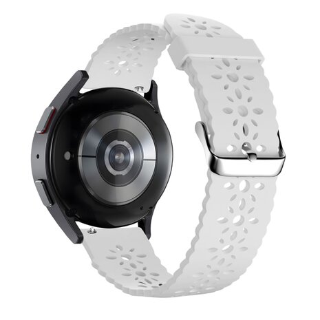 Bandz Bandz Bracelet silicone avec motif floral Amazfit GTR Mini (blanc)
