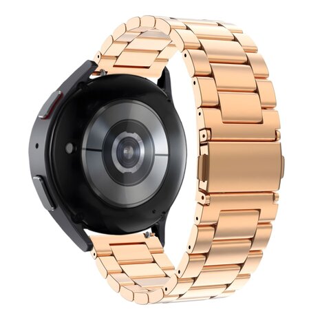 Bandz Bandz Bracelet acier 'Classic' Amazfit Bip 3 (Pro) (or rose)