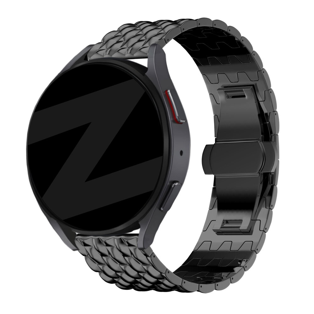 Bandz Bandz Bracelet acier 'Dragón' Amazfit Bip 3 (Pro) (noir)