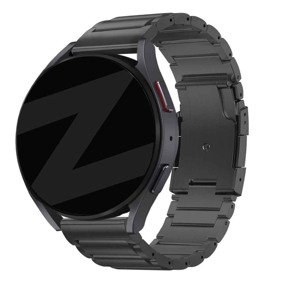 Bandz Bandz Bracelet titane 'Classic' Xiaomi Watch 2 Pro (noir)