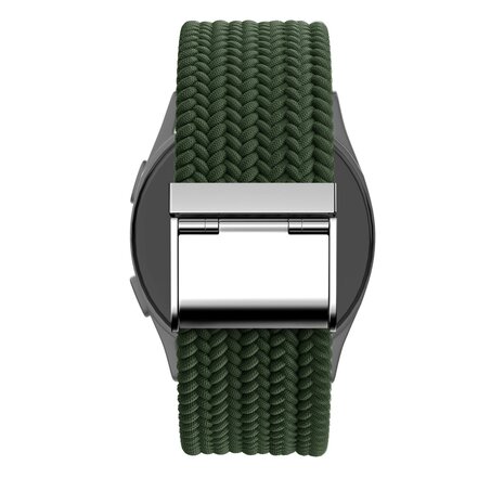 Bandz Bandz Bracelet nylon tressé Amazfit Active (vert olive)