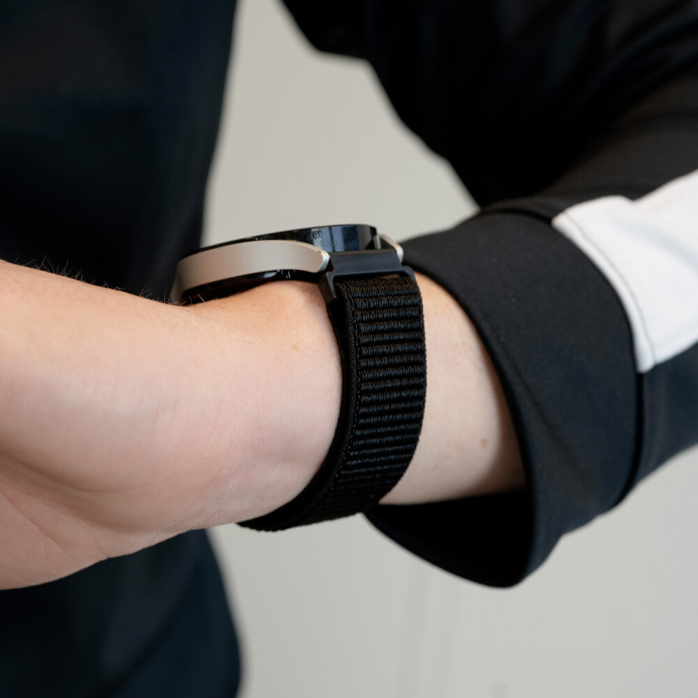 Bandz Bandz Bracelet nylon loop Amazfit Active (noir)