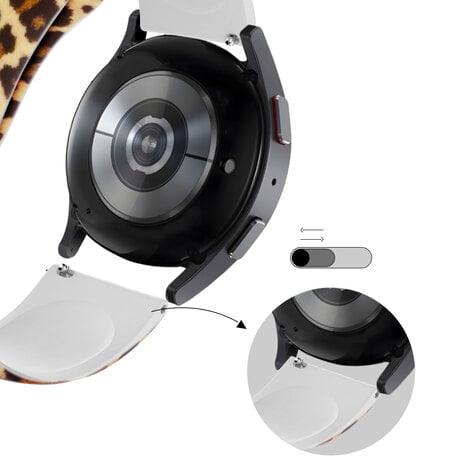 Bandz Bandz Bracelet silicone 'Leopard' Amazfit Active