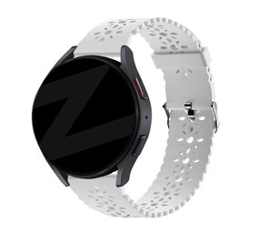 Bandz Bandz Bracelet silicone avec motif floral Amazfit Active (blanc)