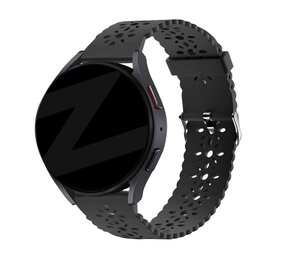 Bandz Bandz Bracelet silicone avec motif floral Amazfit Active (noir)