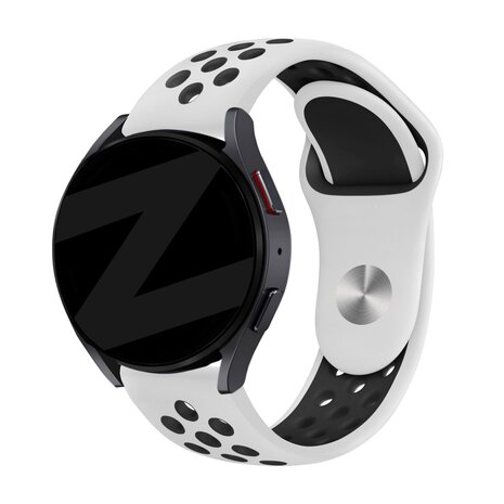 Bandz Bandz Bracelet sport 'Deluxe' Amazfit Active (blanc/noir)