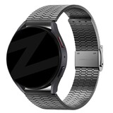 Bandz Bandz Bracelet acier réglable Amazfit Active (noir)