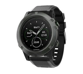 Strap-it Bracelet silicone Garmin Epix Pro (Gen 2) 51mm (noir)