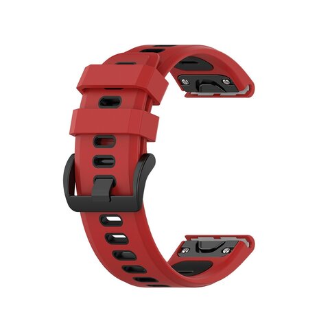 Strap-it Strap-it Bracelet sport a boucle Garmin Epix Pro (Gen 2) 51mm (rouge/noir) Strap-it Strap-it Bracelet sport a boucle Garmin Epix Pro (Gen 2) 51mm (rouge/noir)