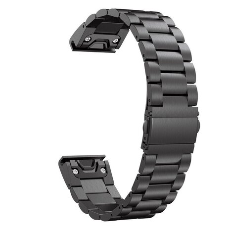 Strap-it Strap-it Bracelet acier Garmin Epix Pro (Gen 2) 47mm (noir)