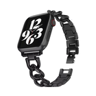 Strap-it Strap-it Bracelet chaîne acier Apple Watch (noir)