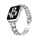 Strap-it Bracelet chaîne acier Apple Watch (argent)