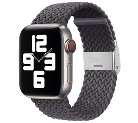 Strap-it Bracelet tressé Apple Watch (gris sidéral)