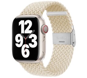 Strap-it Bracelet tressé Apple Watch (lumiére stellaire)