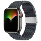 Strap-it Strap-it Bracelet tressé Apple Watch (bleu-gris mélanger)
