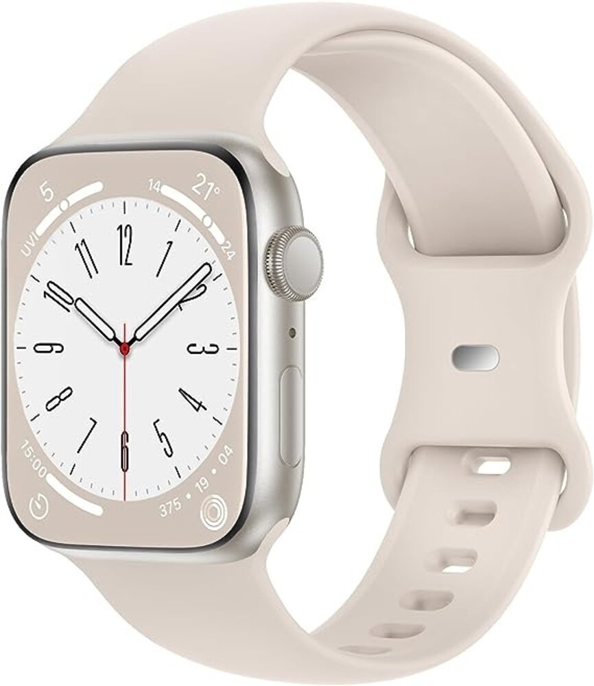 Strap-it Strap-it Bracelet silicone Apple Watch (lumiére stellaire)