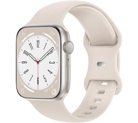 Strap-it Bracelet silicone Apple Watch (lumiére stellaire)