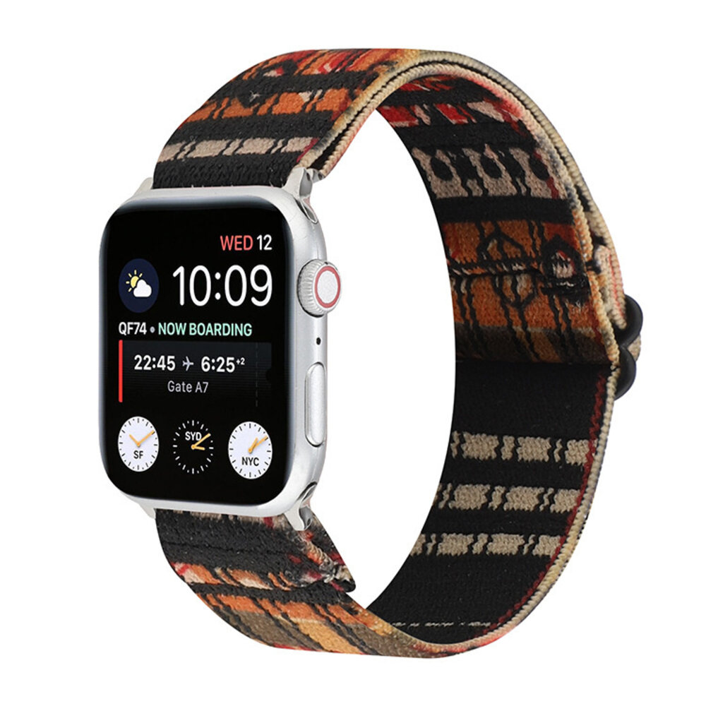 Strap-it Strap-it Bracelet élastique Apple Watch (mélange de noirs)