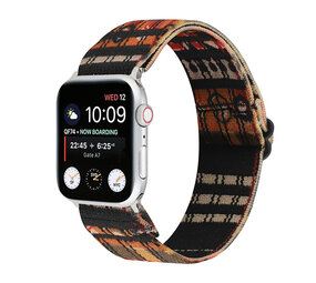 Strap-it Bracelet élastique Apple Watch (mélange de noirs)