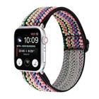 Strap-it Strap-it Bracelet élastique Apple Watch (rayures colorées)