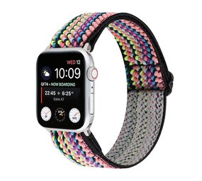 Strap-it Bracelet élastique Apple Watch (rayures colorées)