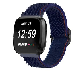 Strap-it Bracelet élastique Fitbit Versa (bleu)