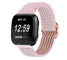 Strap-it Bracelet élastique Fitbit Versa (rose)