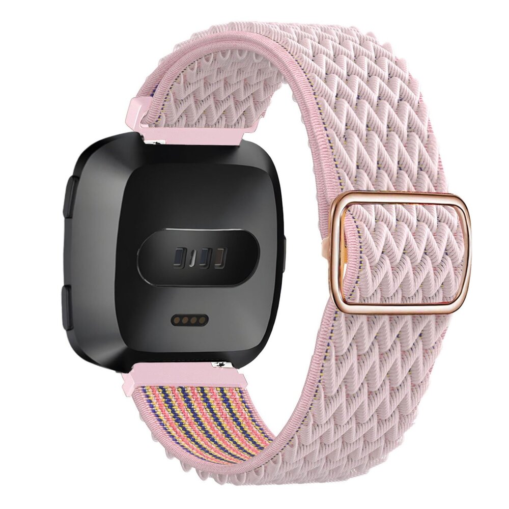 Strap-it Strap-it Bracelet élastique Fitbit Versa (rose)