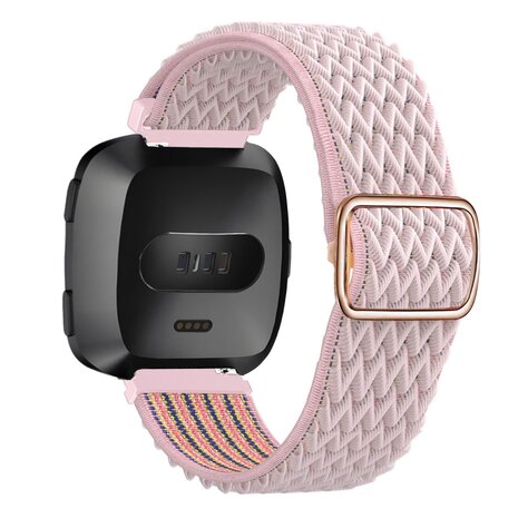 Strap-it Strap-it Bracelet élastique Fitbit Versa (rose)