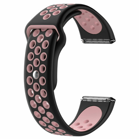 Strap-it Strap-it Bracelet sport Fitbit Versa (noir/rose) Strap-it Strap-it Bracelet sport Fitbit Versa (noir/rose)
