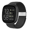 Strap-it Strap-it Bracelet tressé réglable Fitbit Versa 3 (noir) Strap-it Strap-it Bracelet tressé réglable Fitbit Versa 3 (noir)