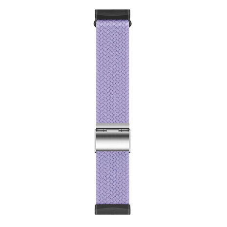 Strap-it Strap-it Bracelet tressé réglable Fitbit Versa 3 (lila)