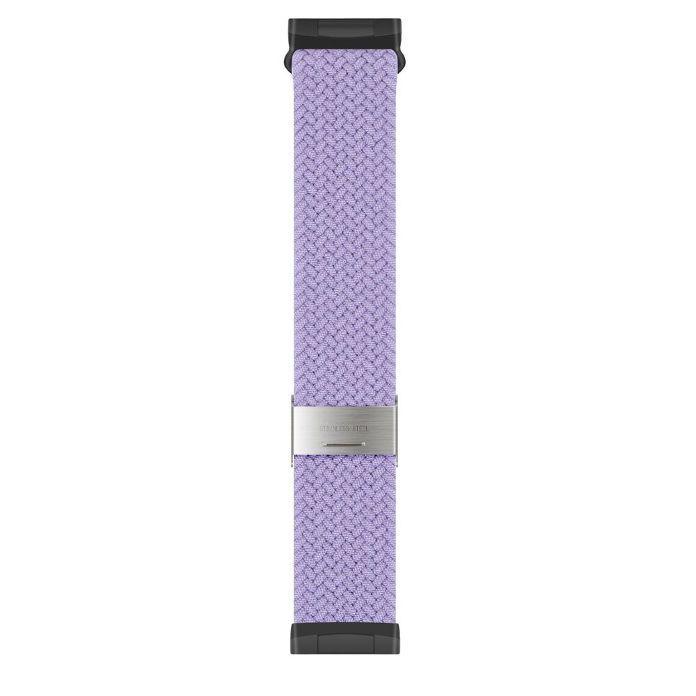 Strap-it Strap-it Bracelet tressé réglable Fitbit Versa 3 (lila)