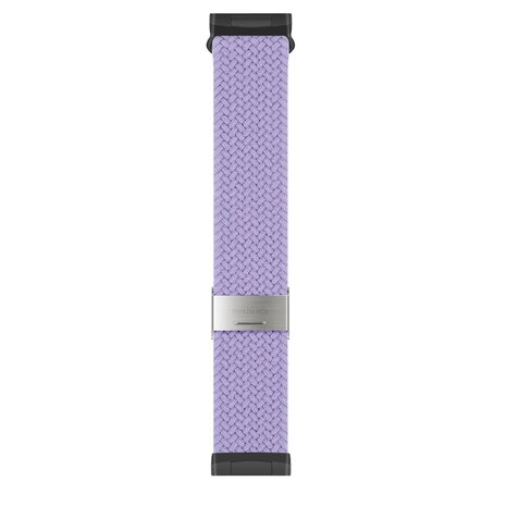 Strap-it Strap-it Bracelet tressé réglable Fitbit Versa 3 (lila)