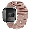 Strap-it Strap-it Bracelet chouchou Fitbit Versa (beige foncé avec perles) Strap-it Strap-it Bracelet chouchou Fitbit Versa (beige foncé avec perles)