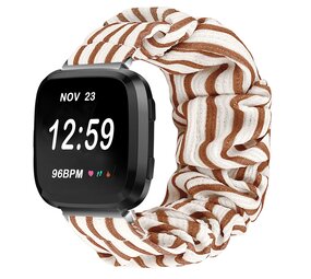 Strap-it Bracelet chouchou Fitbit Versa (vintage)