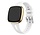 Strap-it Bracelet silicone de luxe Fitbit Versa 3 (white)