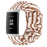 Strap-it Bracelet chouchou Fitbit Charge 4 (vintage)