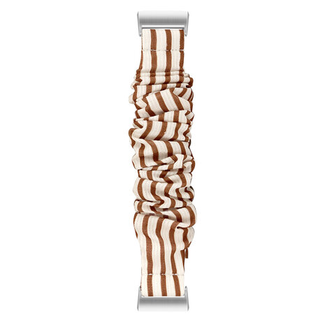 Strap-it Strap-it Bracelet chouchou Fitbit Charge 4 (vintage)