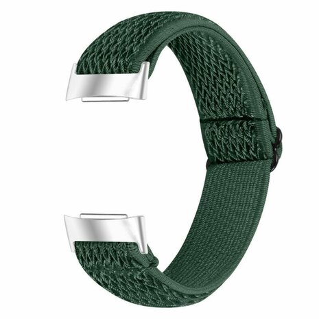 Strap-it Strap-it Bracelet élastique Fitbit Charge 4 (vert)