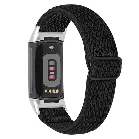 Strap-it Strap-it Bracelet élastique Fitbit Charge 3 (noir)