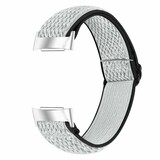 Strap-it Bracelet élastique Fitbit Charge 3 (noir/blanc)
