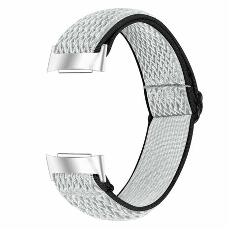 Strap-it Strap-it Bracelet élastique Fitbit Charge 3 (noir/blanc)
